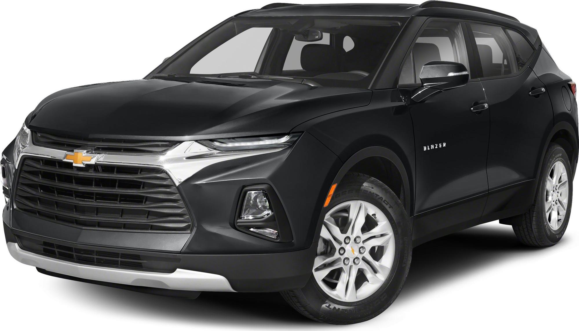 Front side view of black SUV with sleek headlights and bold grille
