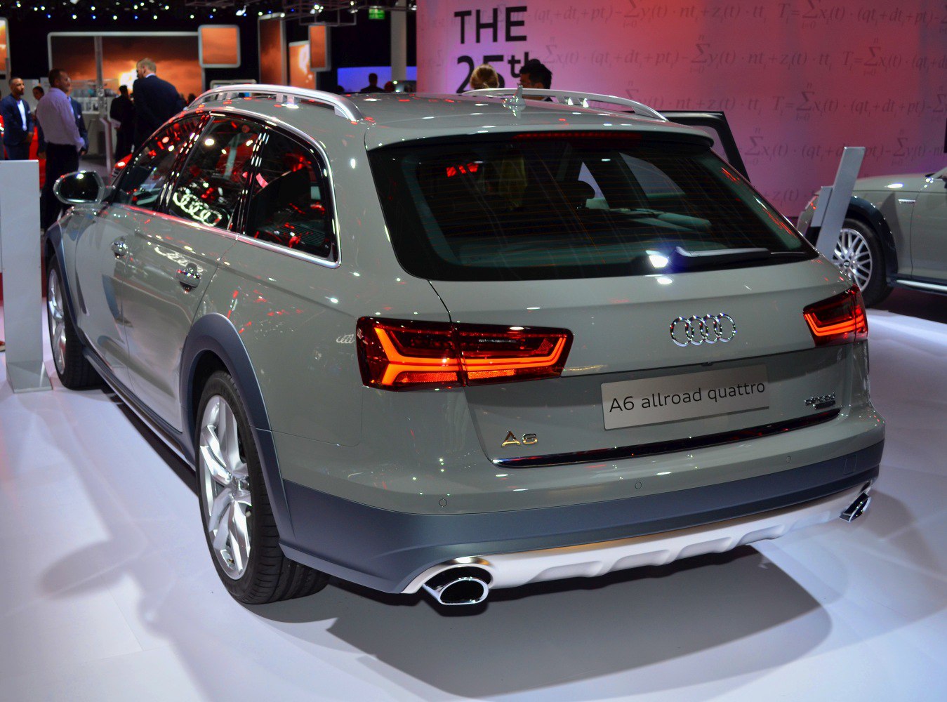 Rear and side profile with LED tail lights and dual exhaust