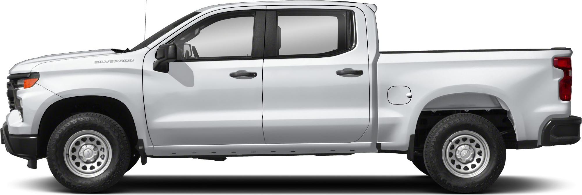2022 Chevrolet Silverado 1500 IV (facelift 2022) Regular Cab Long Box Side View Left