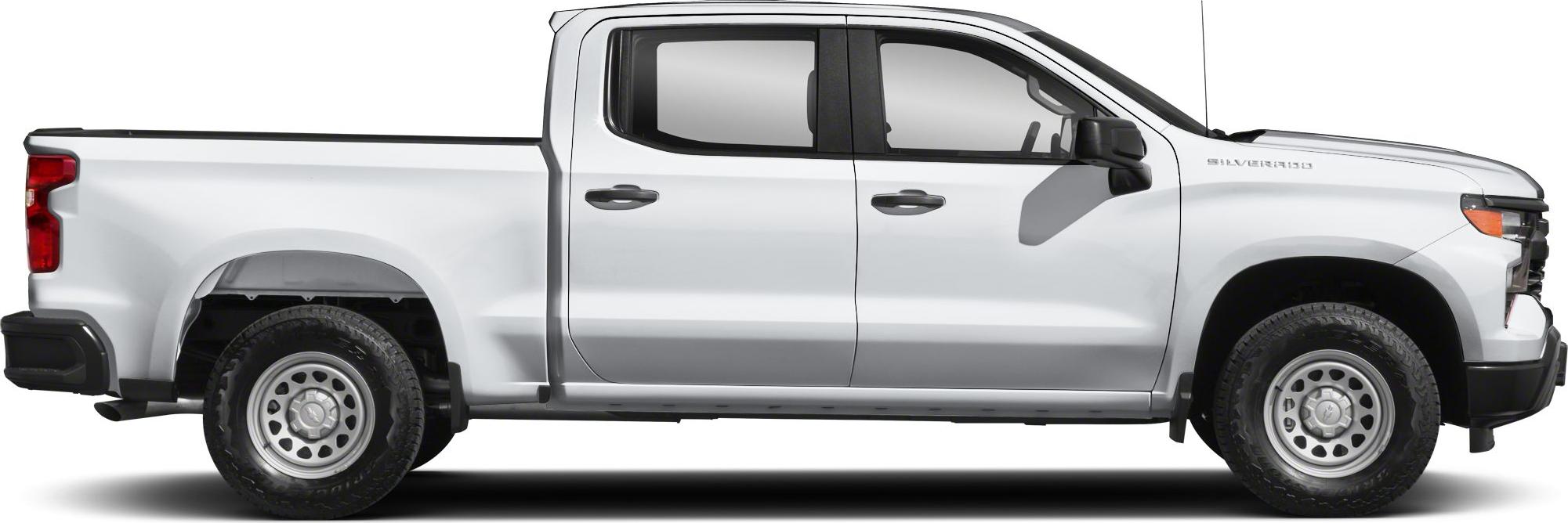 2022 Chevrolet Silverado 1500 IV (facelift 2022) Regular Cab Long Box Side View Right