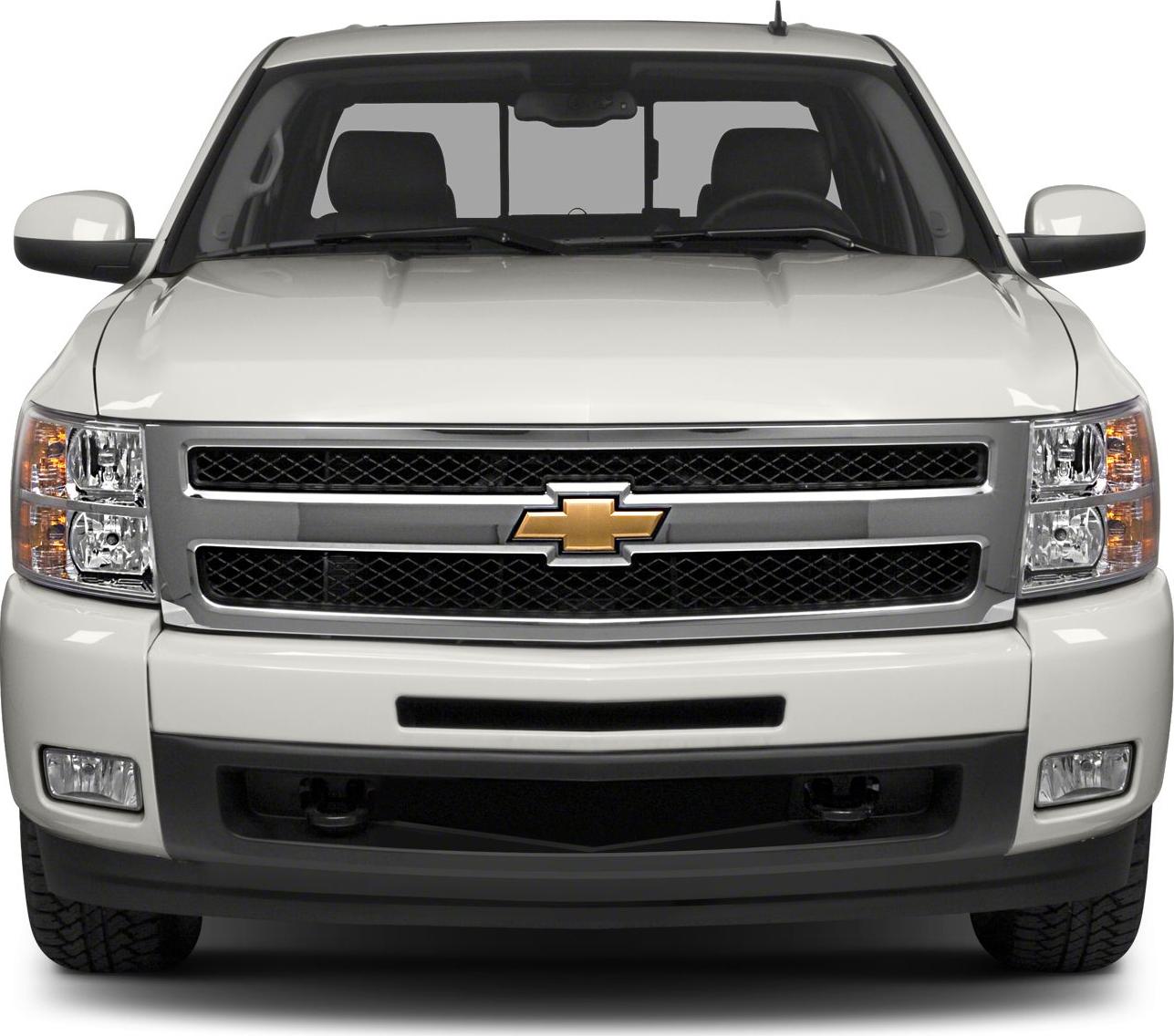 Front view showing grille, headlights, and mirrors