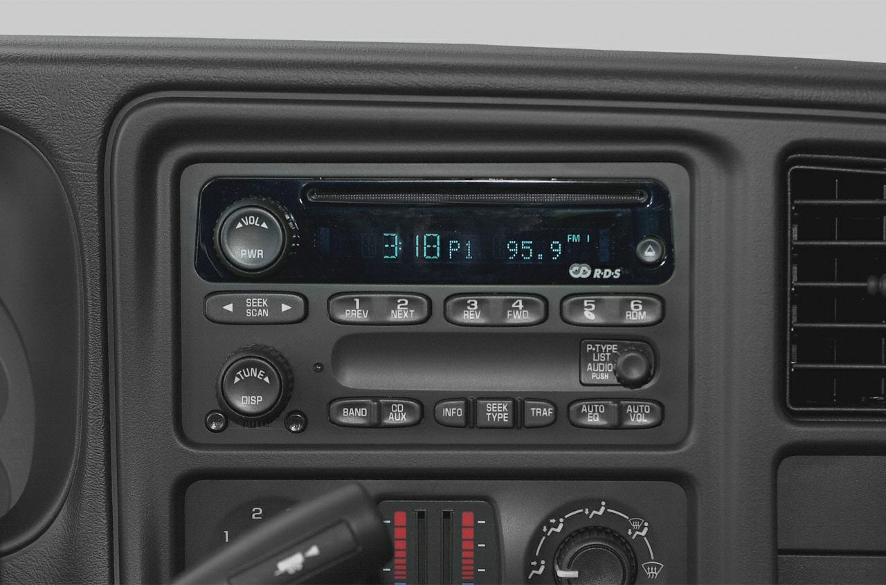 Digital radio panel and manual climate controls