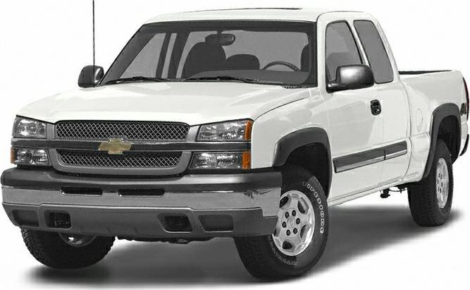 Pickup truck front view with grill, headlights, and bumper.