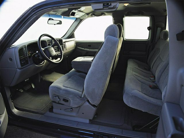 Spacious crew cab interior with dashboard and seat layout