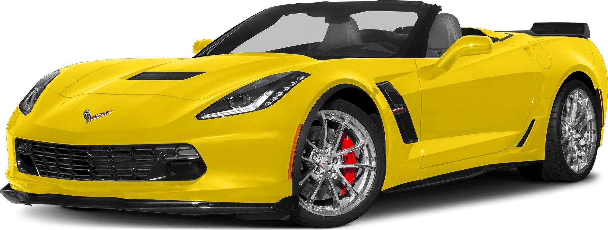 3/4 front-left view, Corvette Racing Yellow Tintcoat