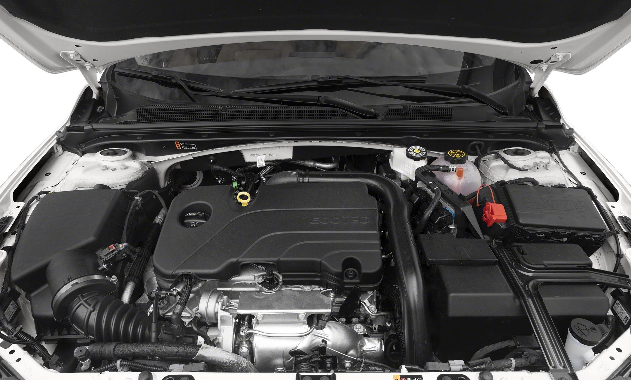 Engine bay with EcoTec engine and components layout