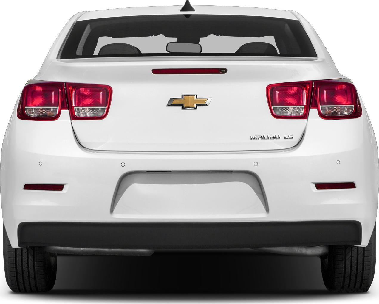 Rear view with distinctive quad tail lights and trunk design