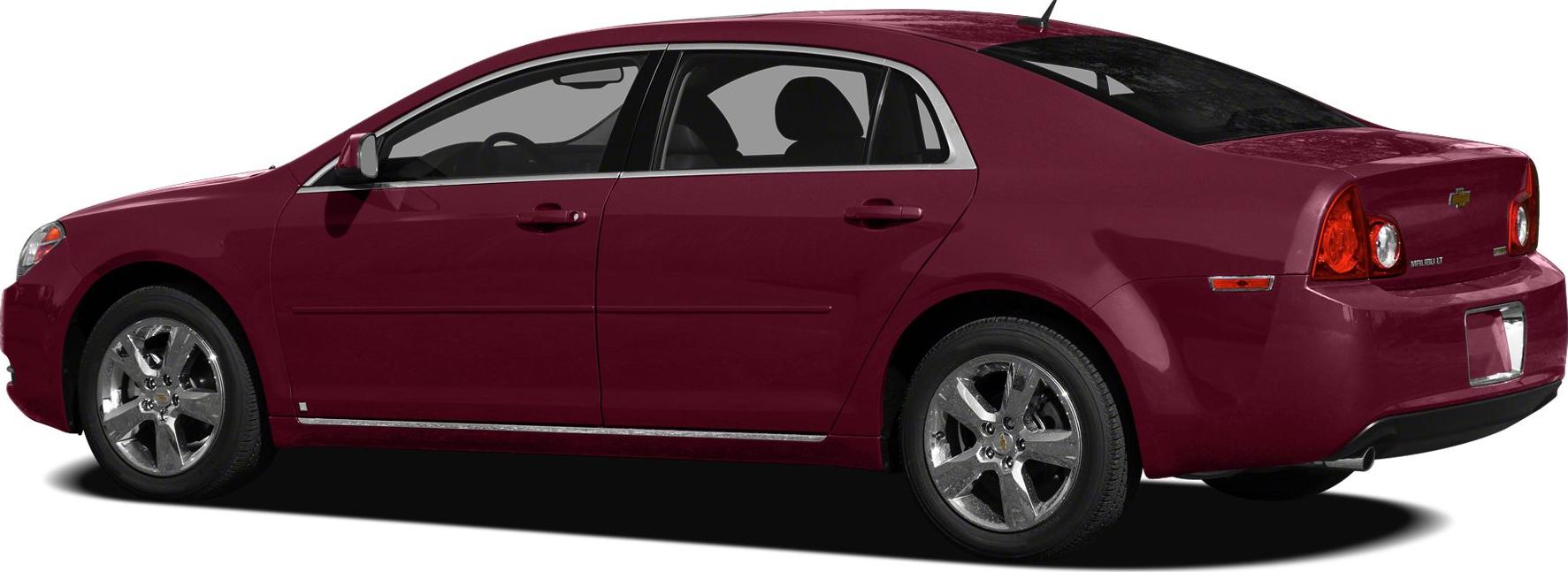 Side profile of a four-door sedan with alloy wheels and chrome trim