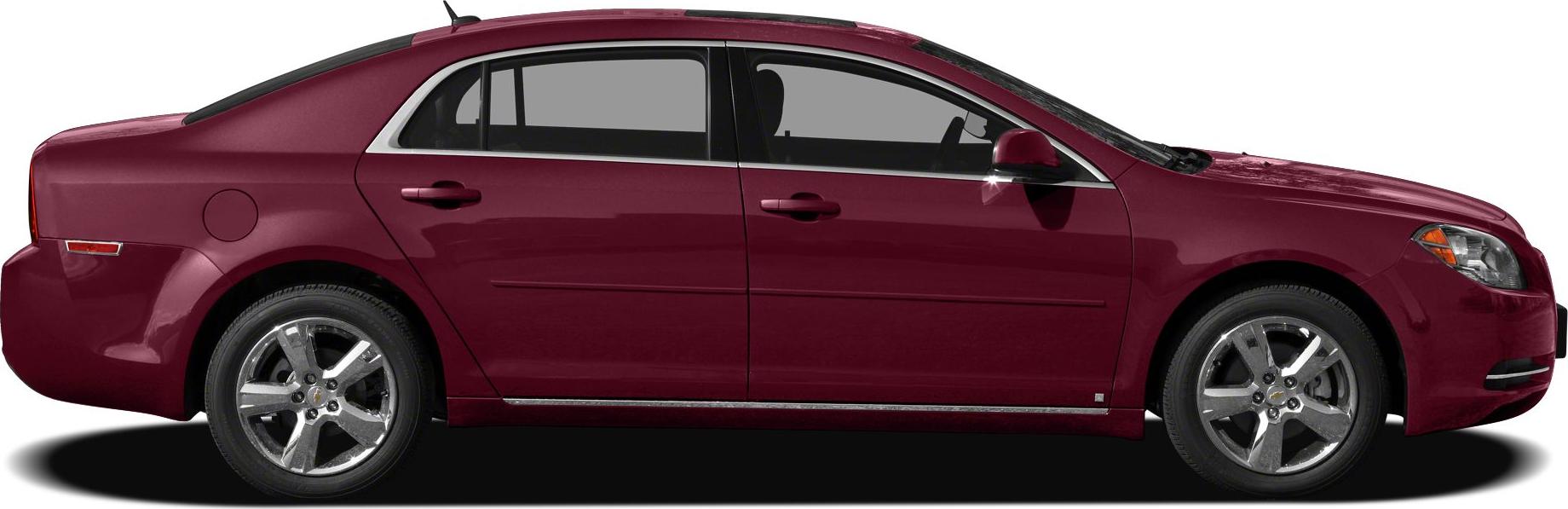 Side profile with chrome trim and 5-spoke alloy wheels