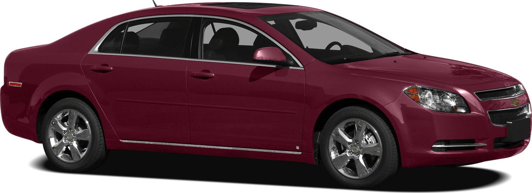 Mid-size sedan with chrome alloy wheels and side trim