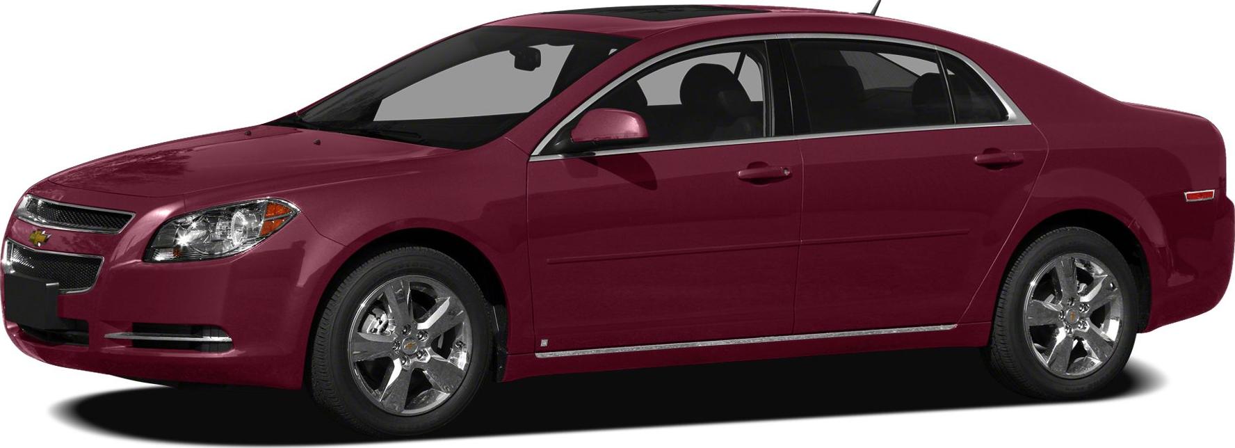 Side profile of sedan with chrome wheels and trim