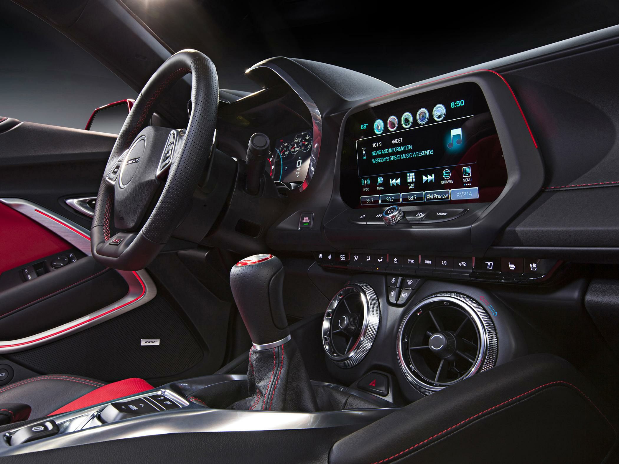 Steering wheel and advanced infotainment system