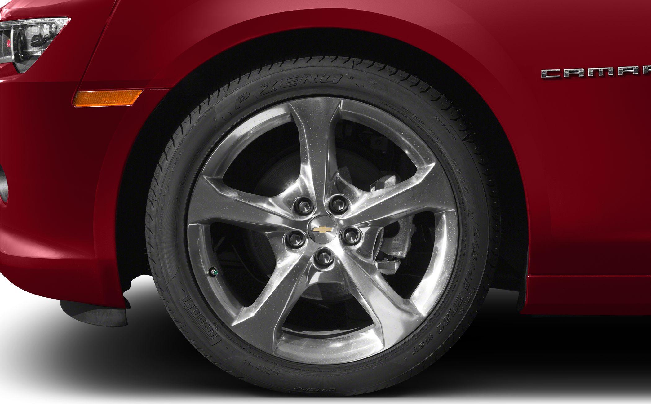 Five-spoke alloy wheel and Pirelli P Zero tire close-up