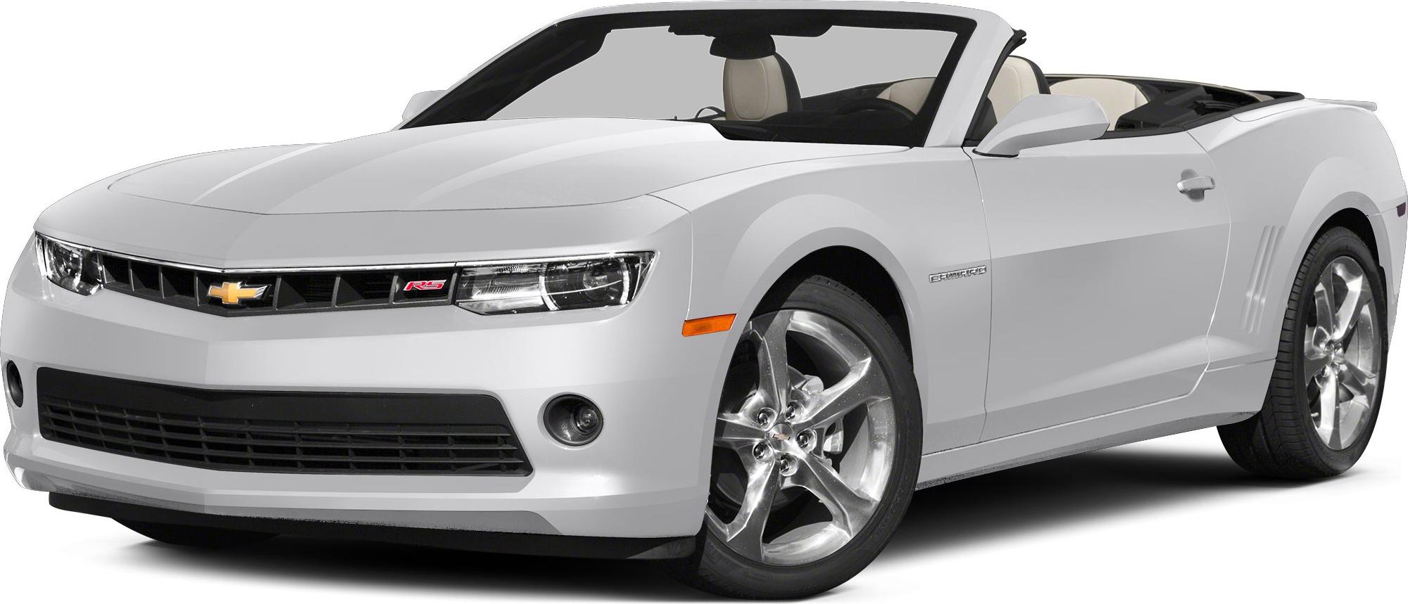 Front angled view of a white convertible with aerodynamic shape and chrome alloy wheels