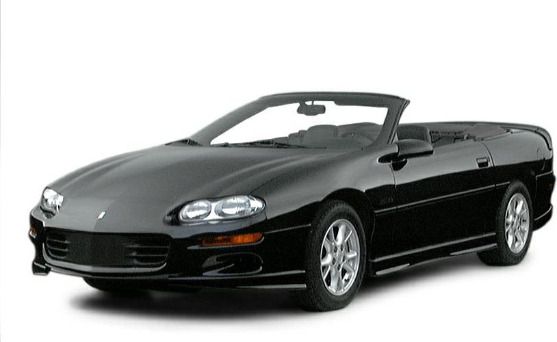 Black convertible with dual headlights and sleek sporty design