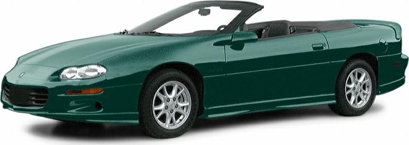 Green convertible with sleek body and sporty alloy wheels