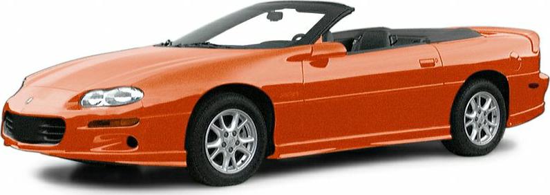 3/4 front-left view, Sunset Orange Metallic