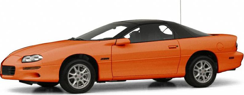 3/4 front-left view, Sunset Orange Metallic