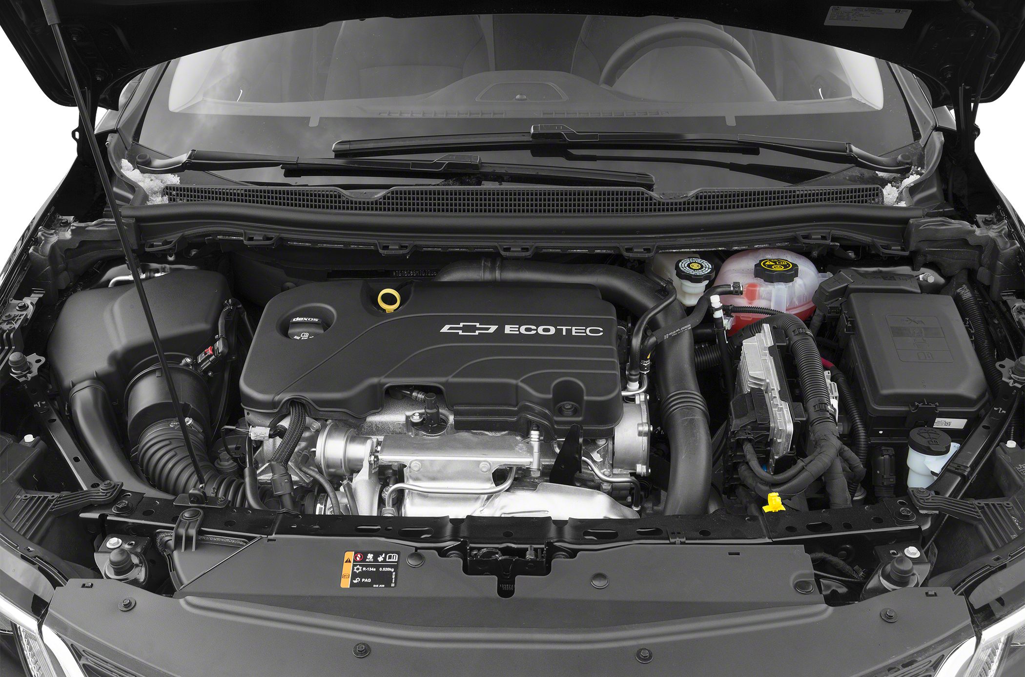 ECOTEC engine bay with components and layout