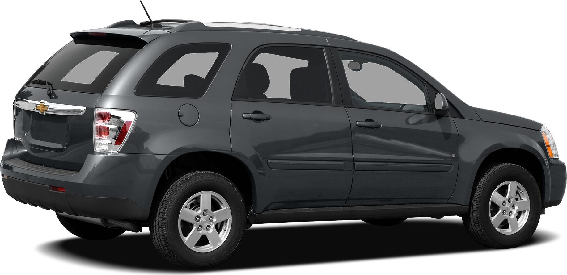 Dark gray SUV rear side profile with alloy wheels and roof rack