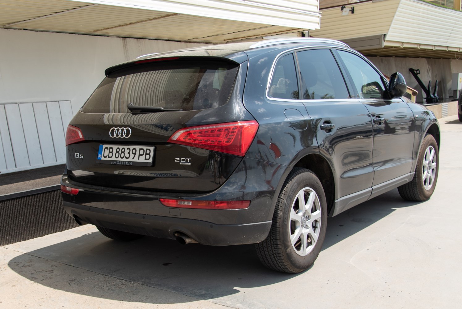 Rear view with distinct taillights and rear detailing
