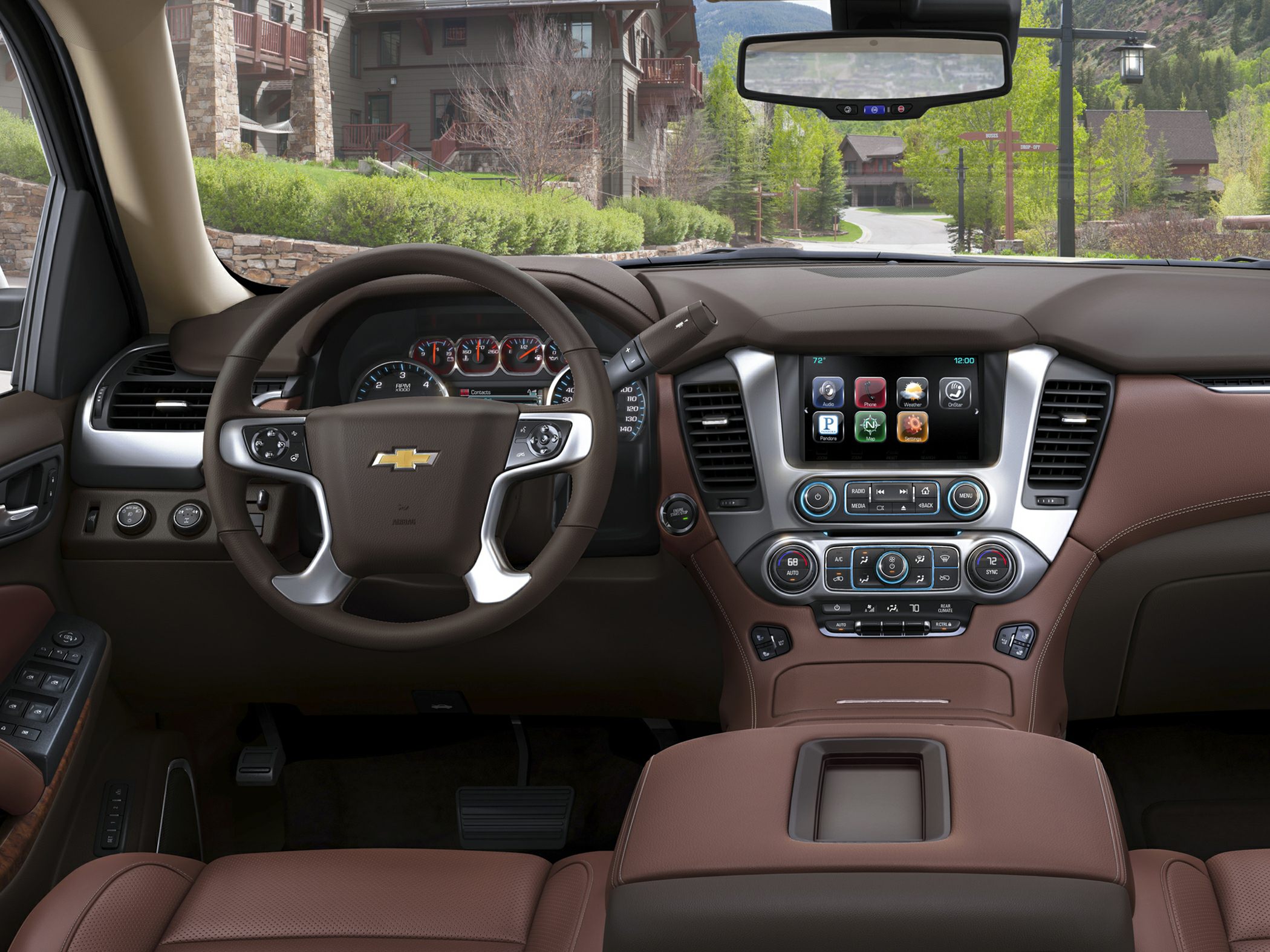 Dashboard with digital instrument cluster and multifunction steering wheel