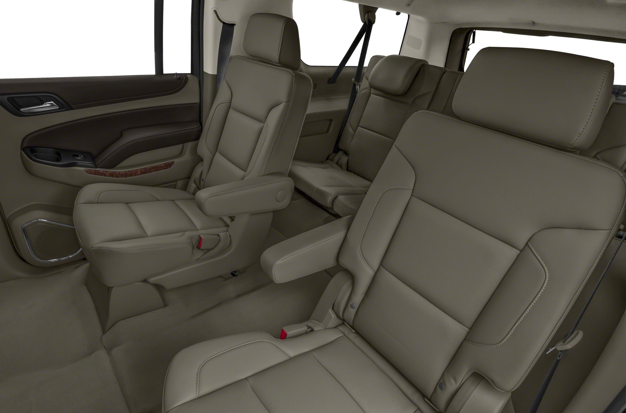 Leather captain seats and third-row spacious seating
