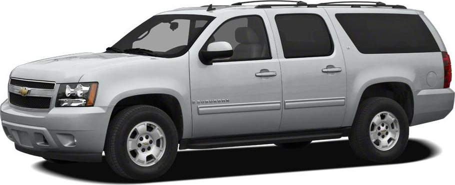 Large full-size SUV with extended body and roof racks