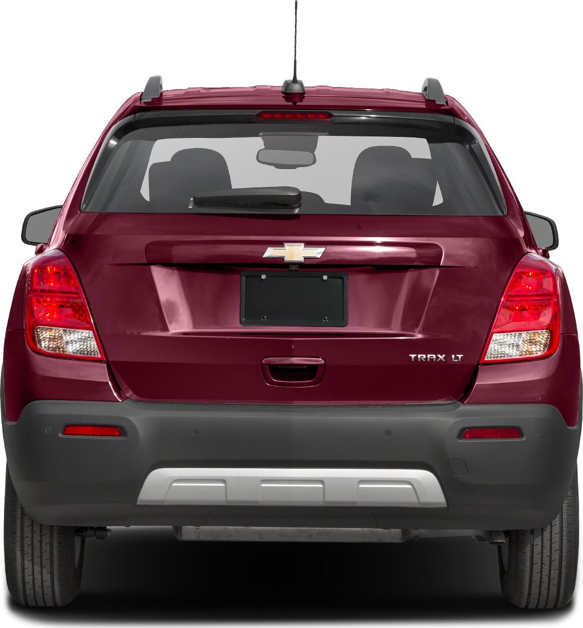 Rear view of compact SUV with distinctive tail lights and rear hatch