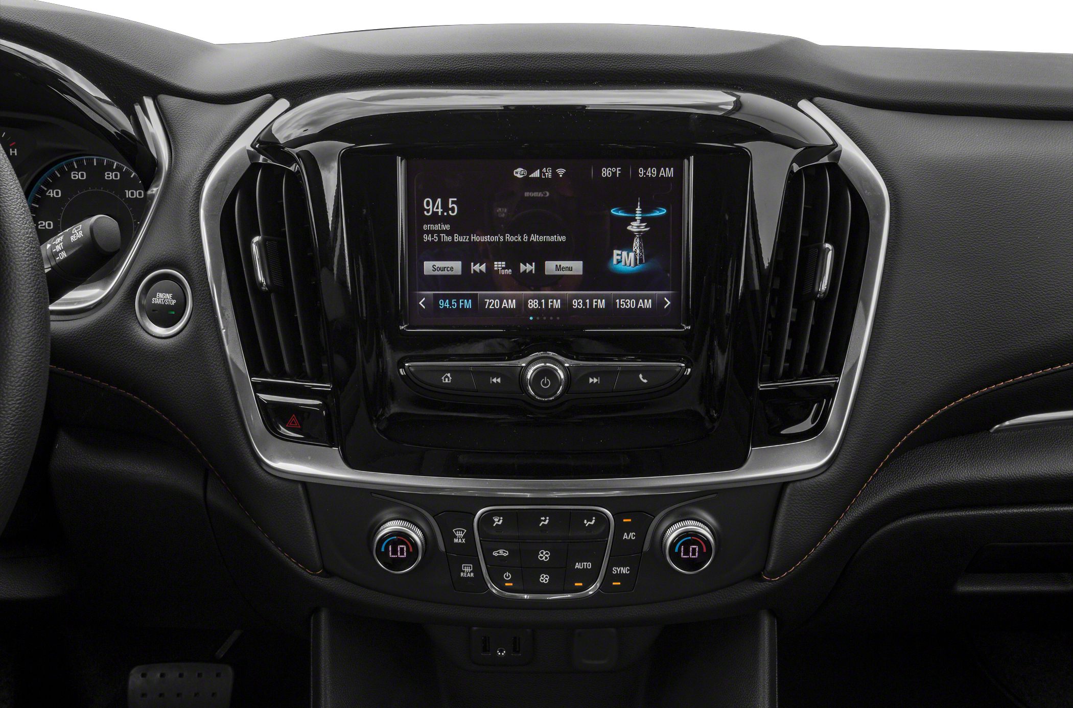 Dashboard infotainment and dual-zone climate control system