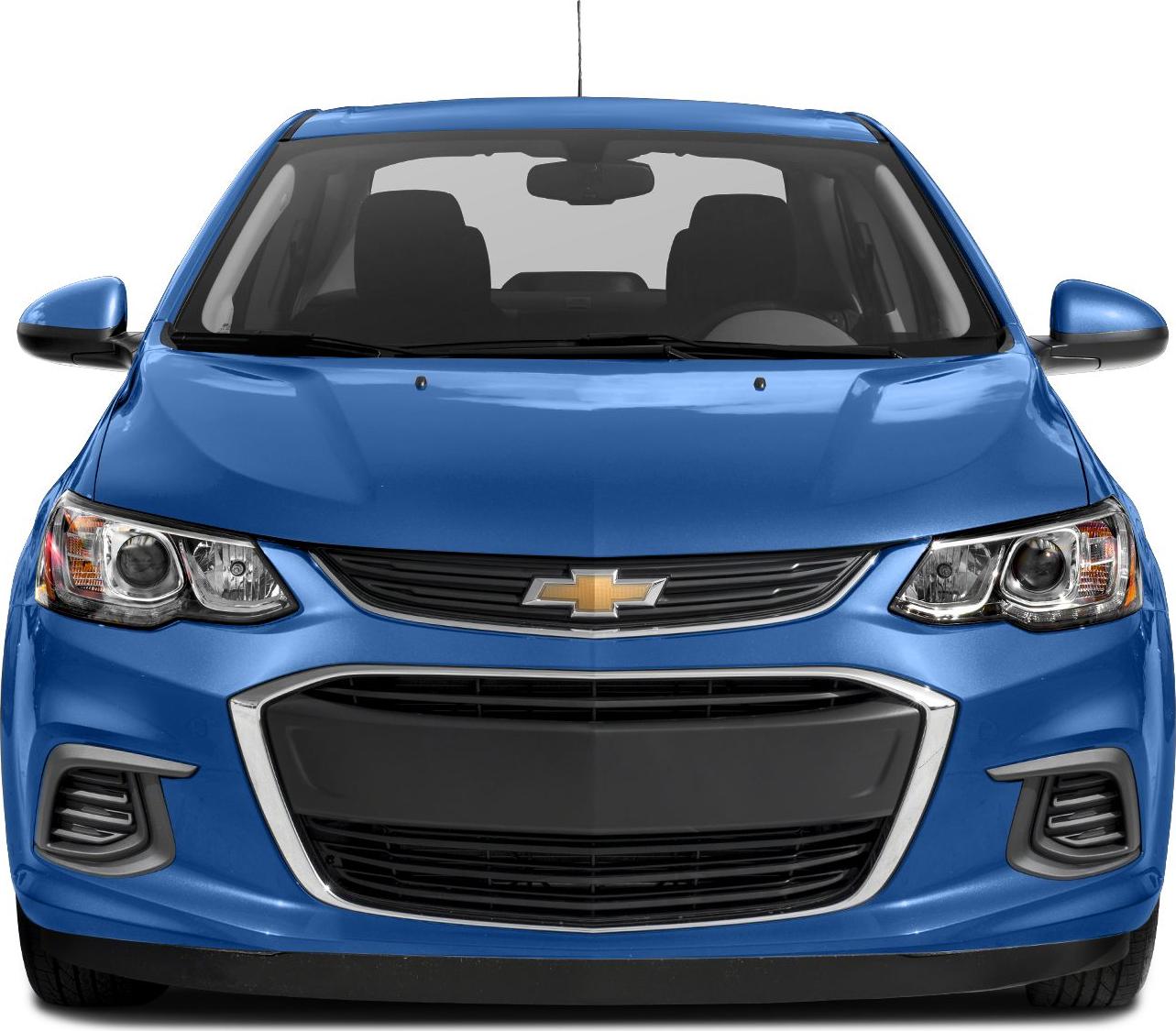 Front view of modern car grille and headlights