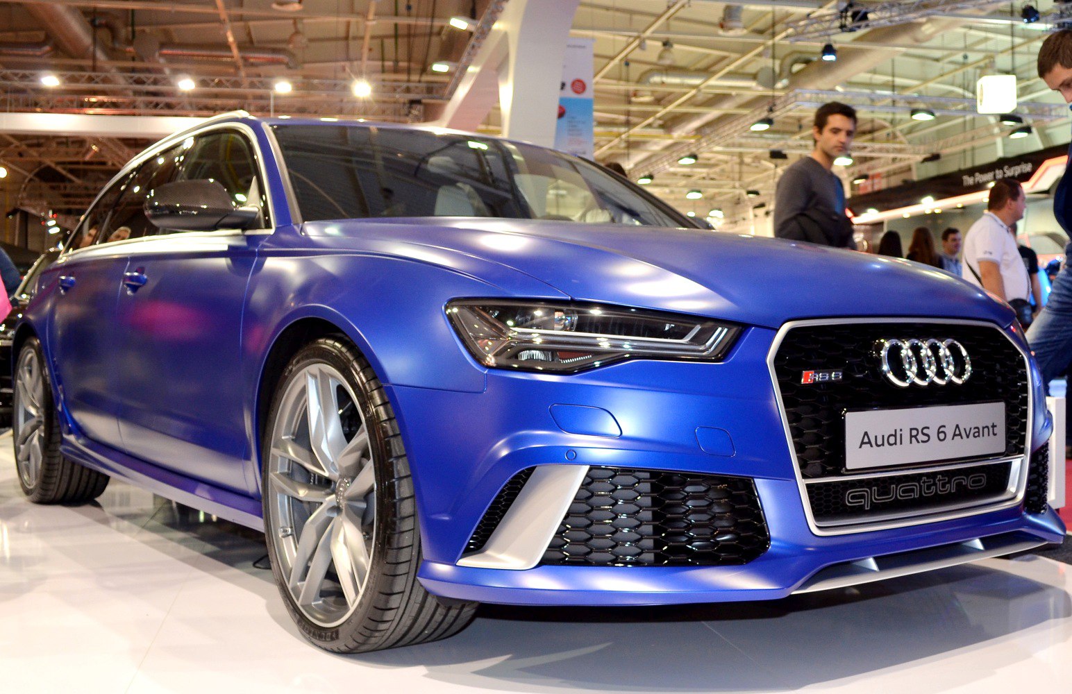 Aggressive front end with LED headlights and large alloy wheels