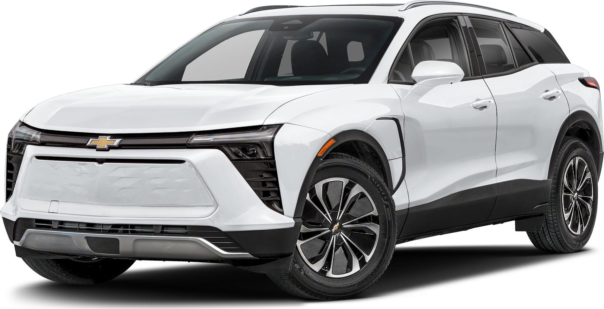 Modern electric SUV front fascia with distinctive LED headlights and alloy wheels