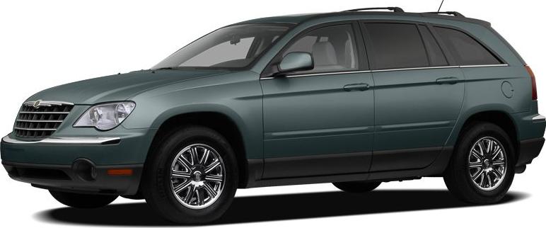 Front and side profile of a 2004 mid-size crossover SUV