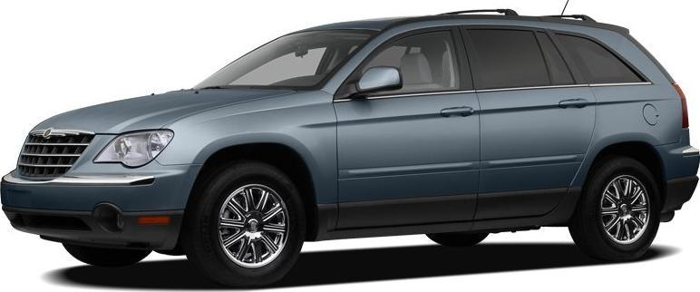 Crossover SUV with chrome grille and alloy wheels