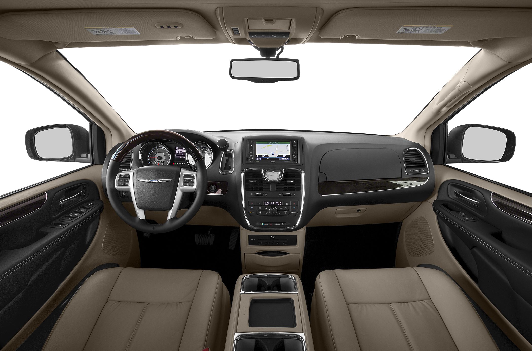 Dashboard and interior with navigation and leather seats