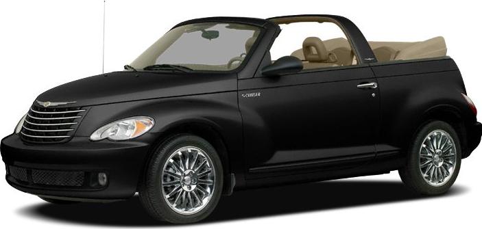 3/4 front-left view, Brilliant Black Crystal Pearlcoat / Black Cloth Top