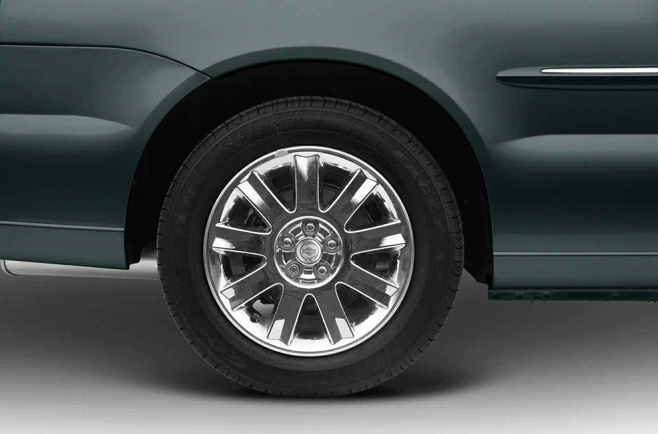 Chrome alloy wheel with tire and vehicle body panel edge