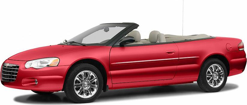 3/4 front-left view, Inferno Red Crystal Pearlcoat / Black Vinyl Top