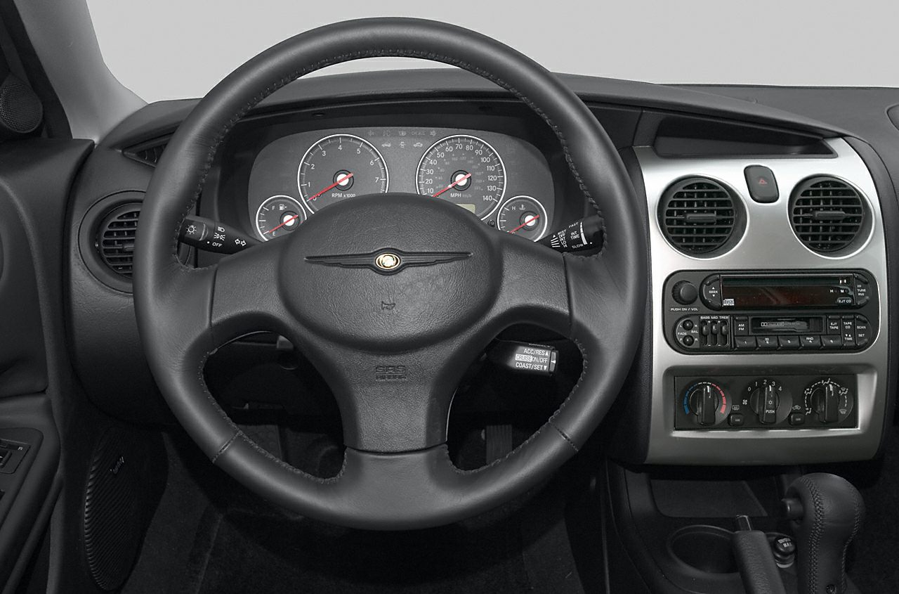 Dashboard, steering wheel, and center console controls