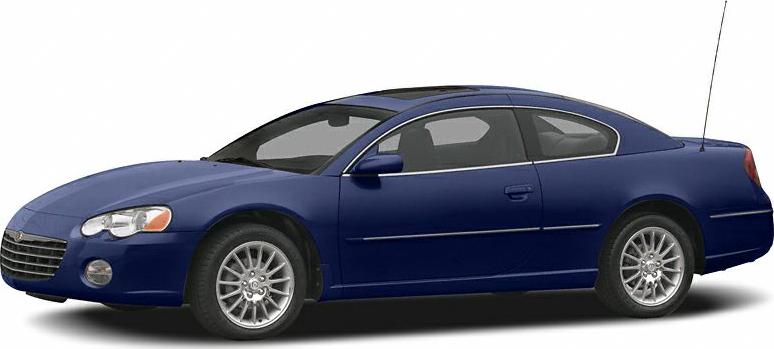 Blue coupe side view with alloy wheels and two-door design