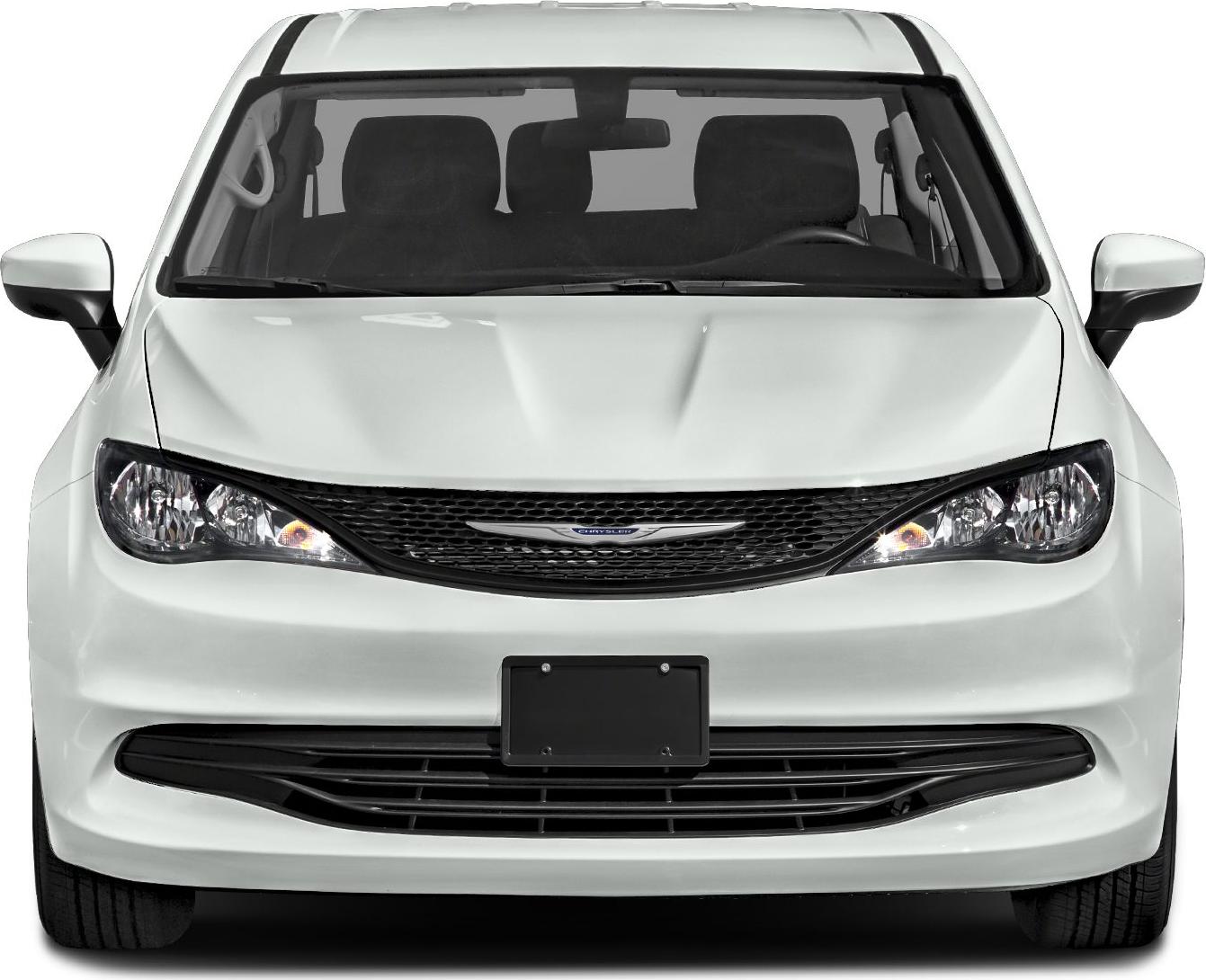 Front view showing sleek grille and modern headlights