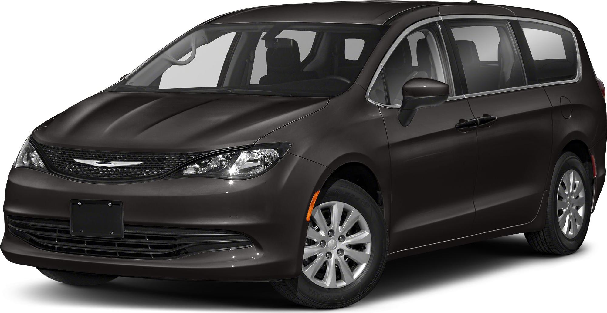 Front grille and side profile of a modern minivan