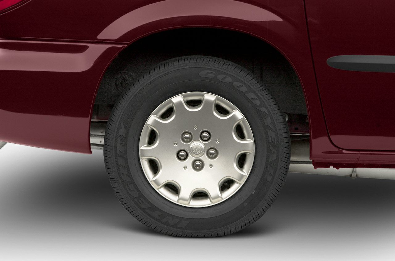 Alloy wheel and Goodyear tire close-up