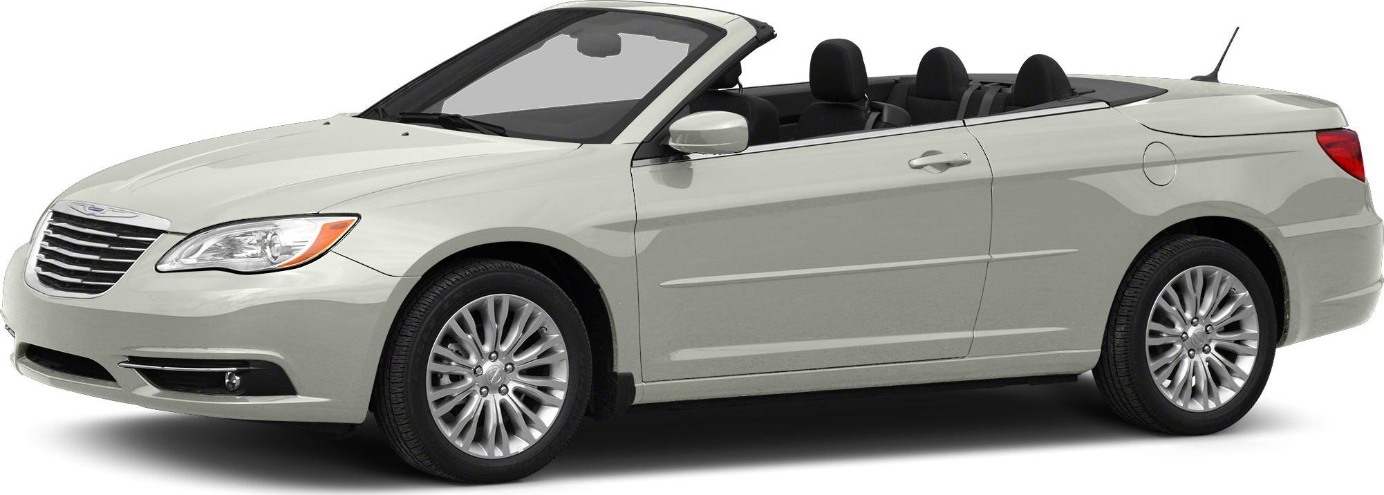 Front side view of a convertible with black interior and silver multi-spoke rims