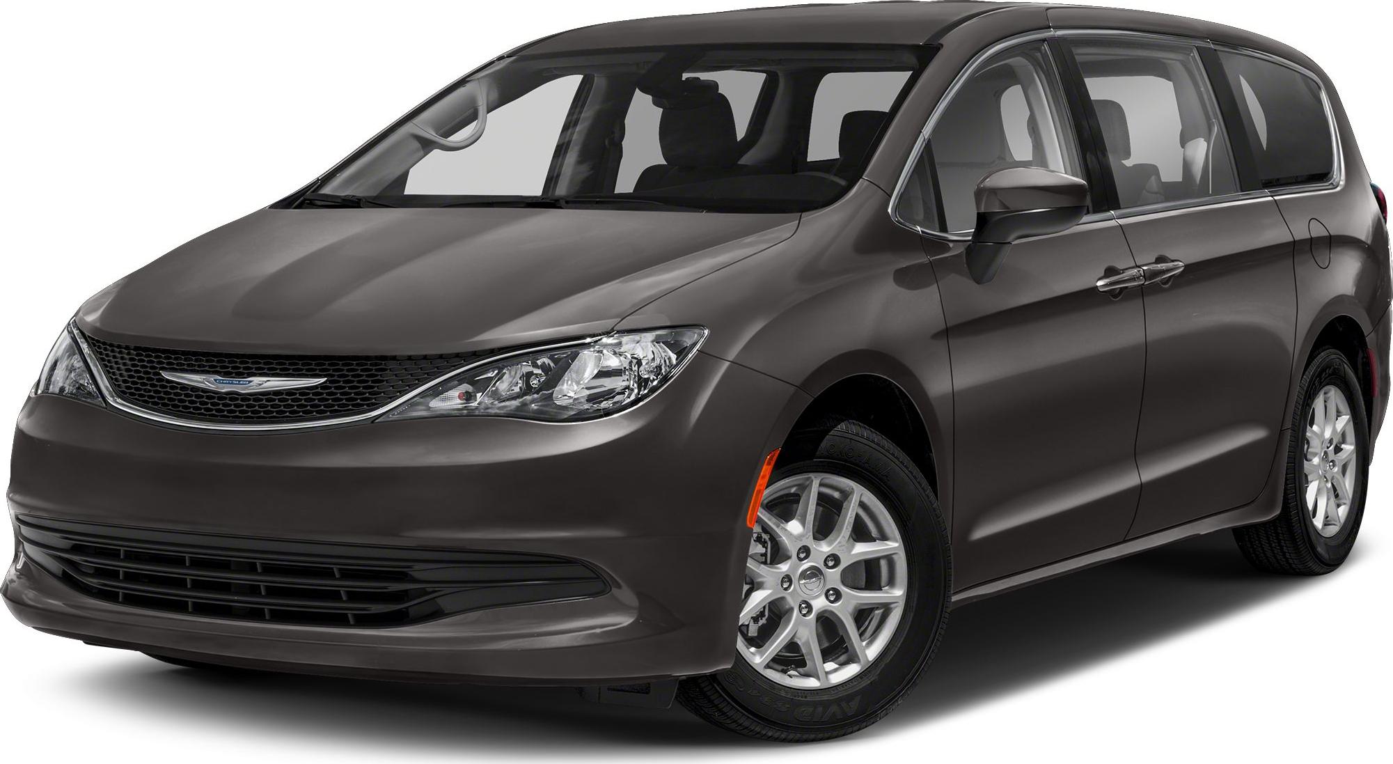 Front-side view of a minivan with modern headlights and alloy wheels