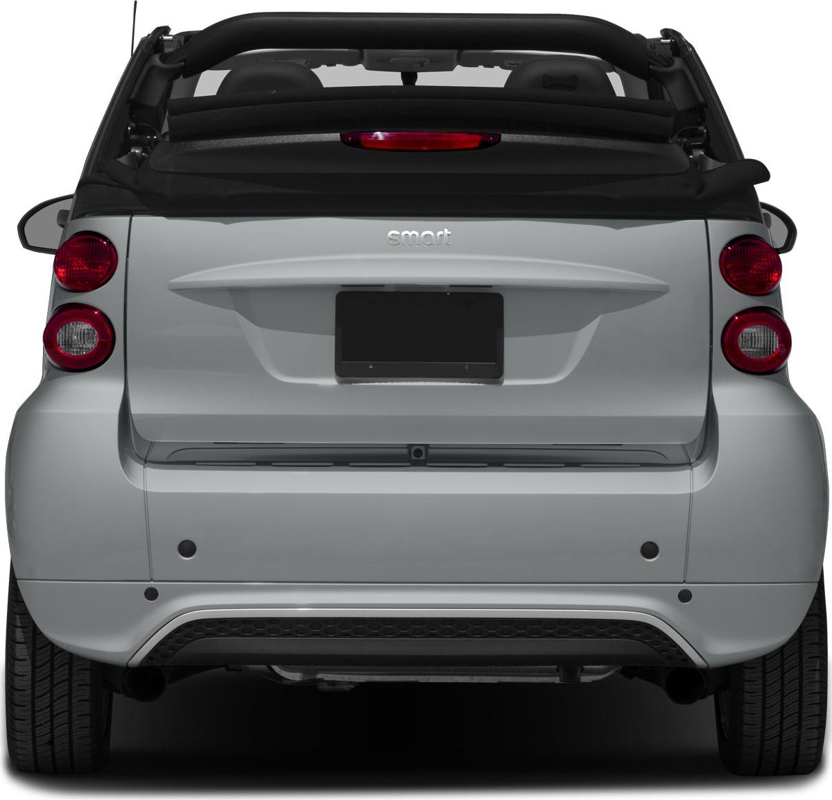 2007 Smart Fortwo II cabrio (A451) Rear View