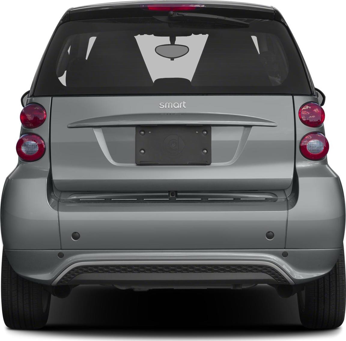 2007 Smart Fortwo II coupe (C451) Rear View