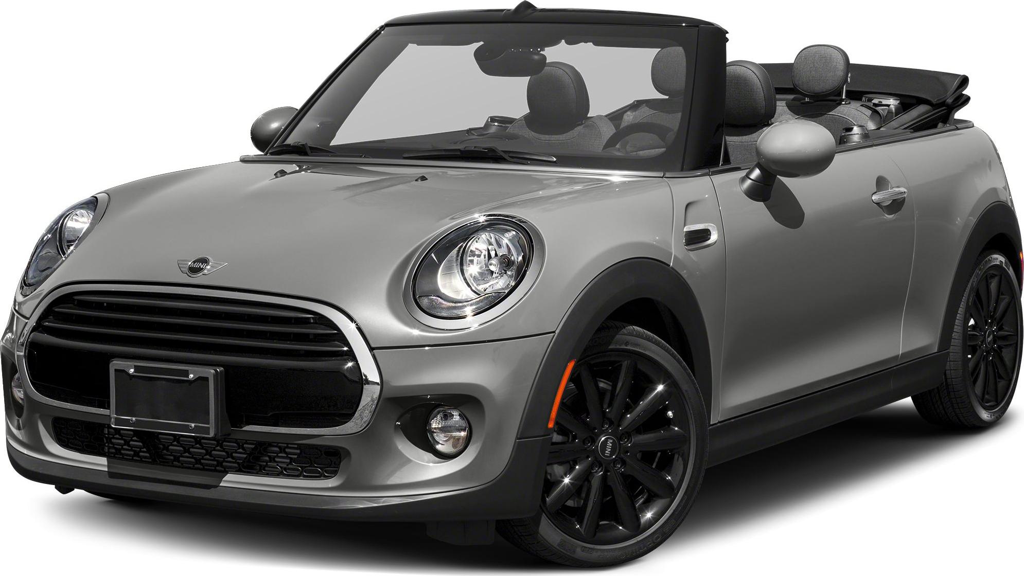 Convertible with black alloy wheels and soft top roof