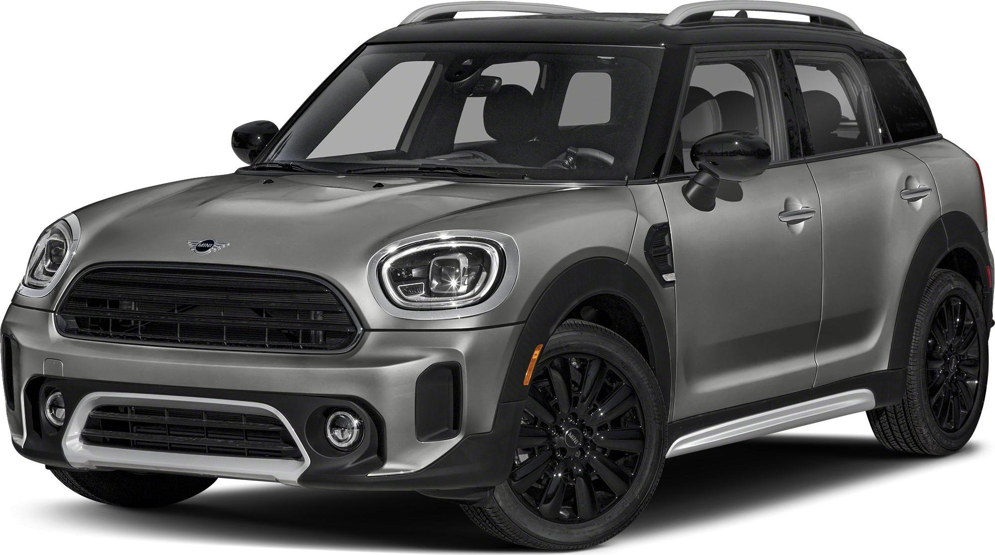 Front 3-4 view with black roof, LED headlights, black alloy wheels